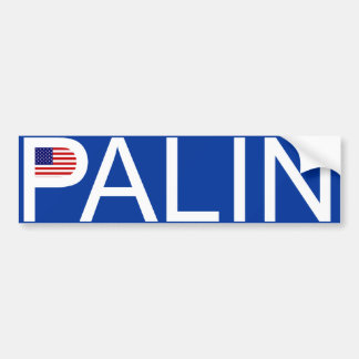 Sarah Palin - Flaggen-Autoaufkleber Autoaufkleber