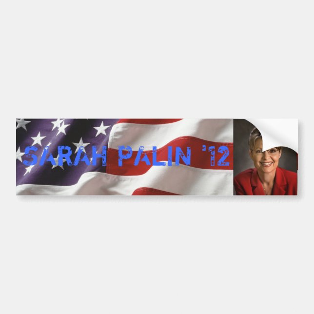 Sarah Palin für Präsidenten Autoaufkleber 2012 (Vorne)