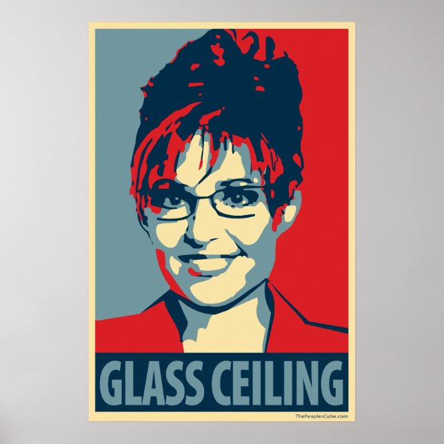 Sarah Palin - Glasdecke: OHP Poster (Vorne)