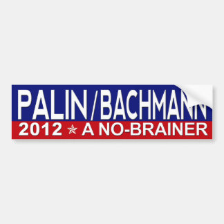 Sarah Palin/Michele Bachmann 2012 Autoaufkleber