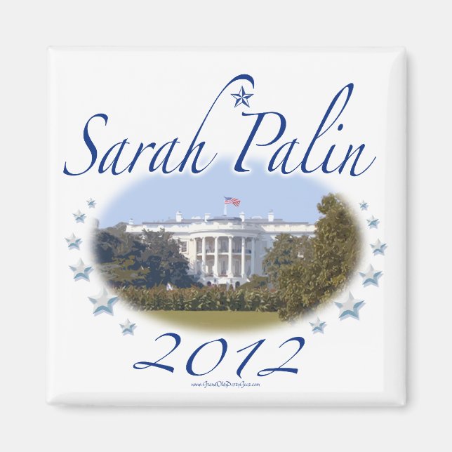 Sarah Palin White House Magnet 2012 (Vorne)