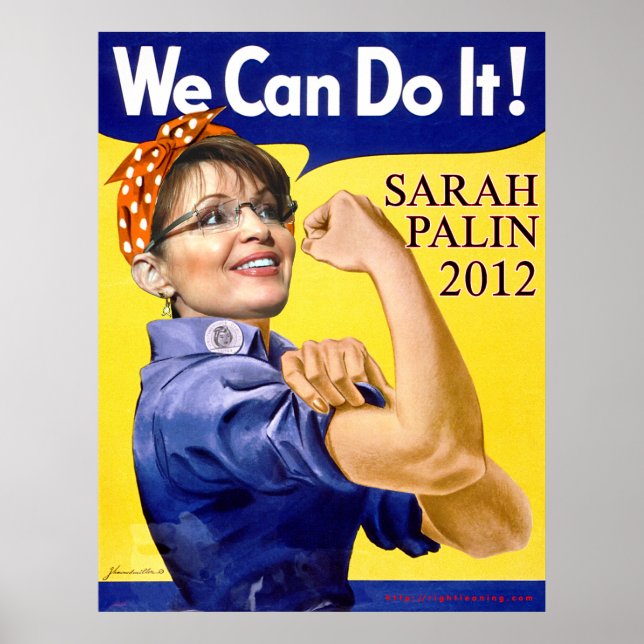 Sarah Palin wir können es Poster (Vorne)
