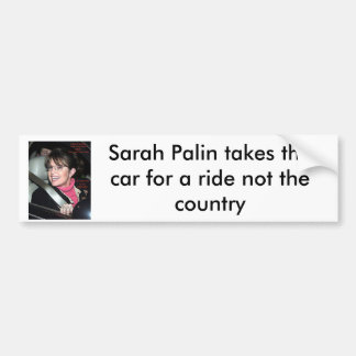 sarah_palinride bumber Aufkleber, Sarah Palin Tak… Autoaufkleber