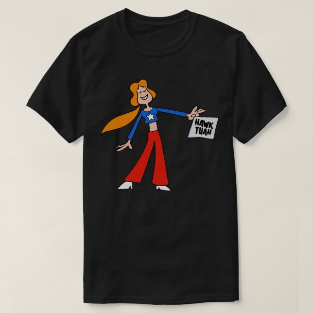 Sarah Suffrage Hawk Tuah Schoolhouse Rock T-Shirt (Design vorne)