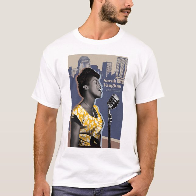 Sarah Vaughan T-Shirt (Vorderseite)