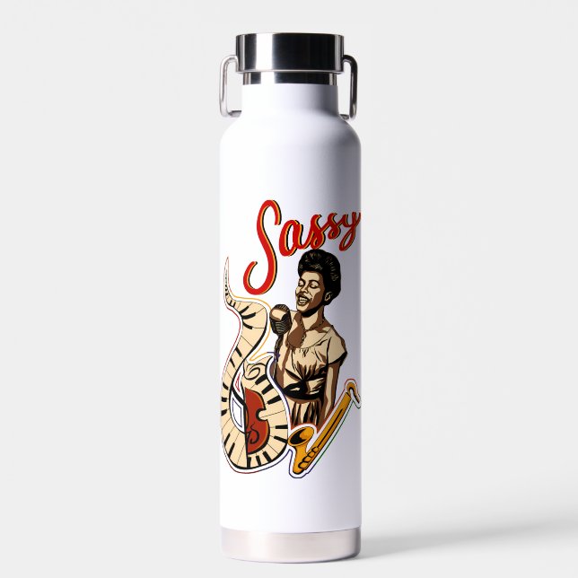 Sarah Vaughan Trinkflasche (Vorne)