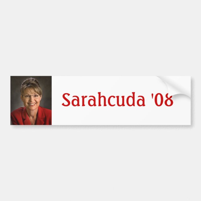 Sarahcuda '08 autoaufkleber (Vorne)