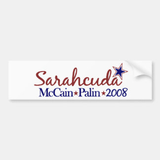 Sarahcuda (McCain Palin 2008) Autoaufkleber