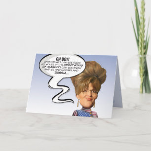 Sarahs großer Staat von Alaska zum Geburtstag Karte