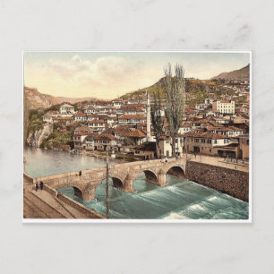 Sarajcvo (d.h. Sarajevo), Blick Richtung Alifakov Postkarte