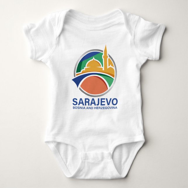 Sarajevo Bosnia and Herzegovina Baby Strampler (Vorderseite)