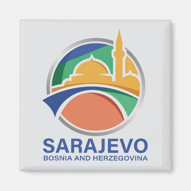 Sarajevo Bosnia and Herzegovina Magnet (Vorne)