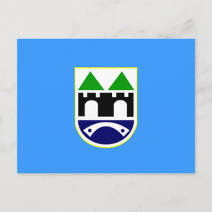 Sarajevo-Flagge Postkarte