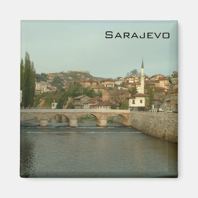 Sarajevo - Lateinbrücke Magnet (Vorne)