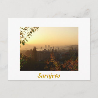 Sarajevo morgens postkarte