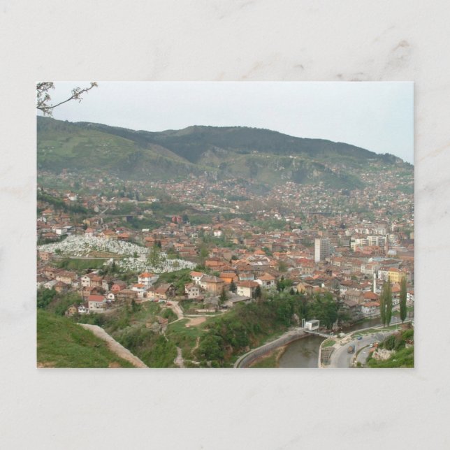 Sarajevo Postkarte (Vorderseite)