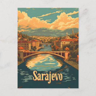Sarajevo Vintag Postkarte