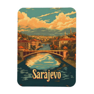 Sarajevo Vintage Magnet