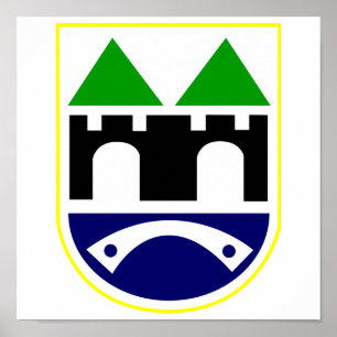Sarajevo-Wappen Poster