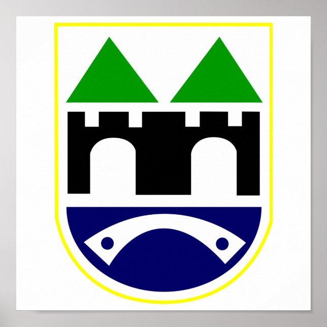 Sarajevo-Wappen Poster (Vorne)
