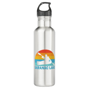 Saranac Lake New York Kajak Edelstahlflasche