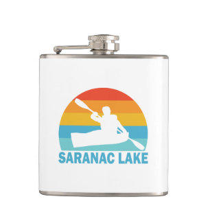 Saranac Lake New York Kajak Flachmann