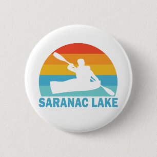 Saranac Lake New York Kayak Button