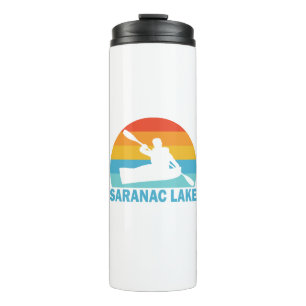 Saranac Lake New York Kayak Thermosbecher