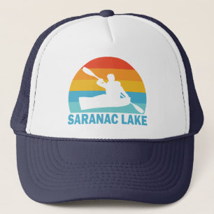 Saranac Lake New York Kayak Truckerkappe