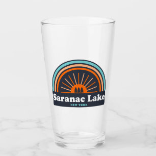 Saranac Lake New York Rainbow Glas