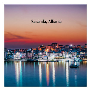 Saranda, Albanien Poster