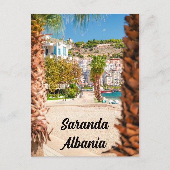 Saranda, Albanien Postkarte (Vorderseite)