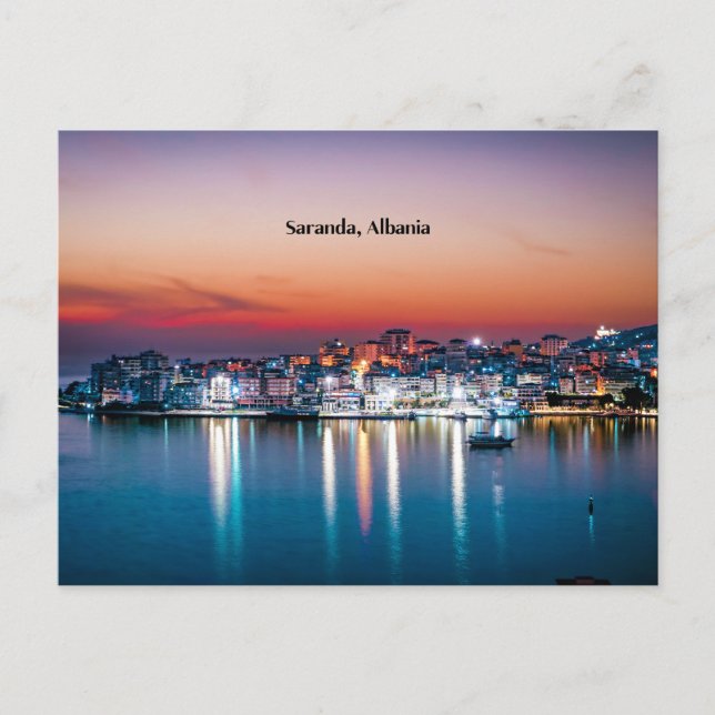 Saranda, Albanien Postkarte (Vorderseite)