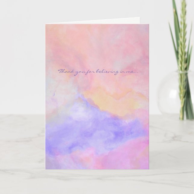 Saras Dankbarkeits-Karten Dankeskarte (Vorderseite)