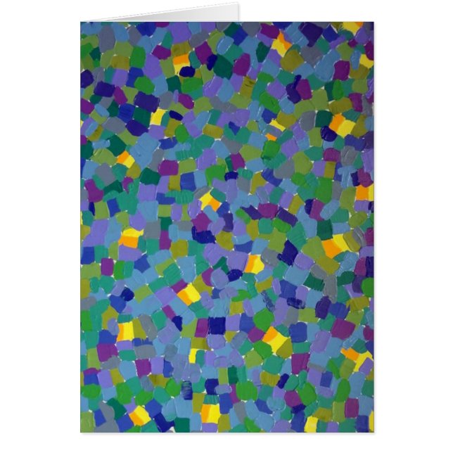 Saras kunstvolle Karte, leeres Innere (Vorne)