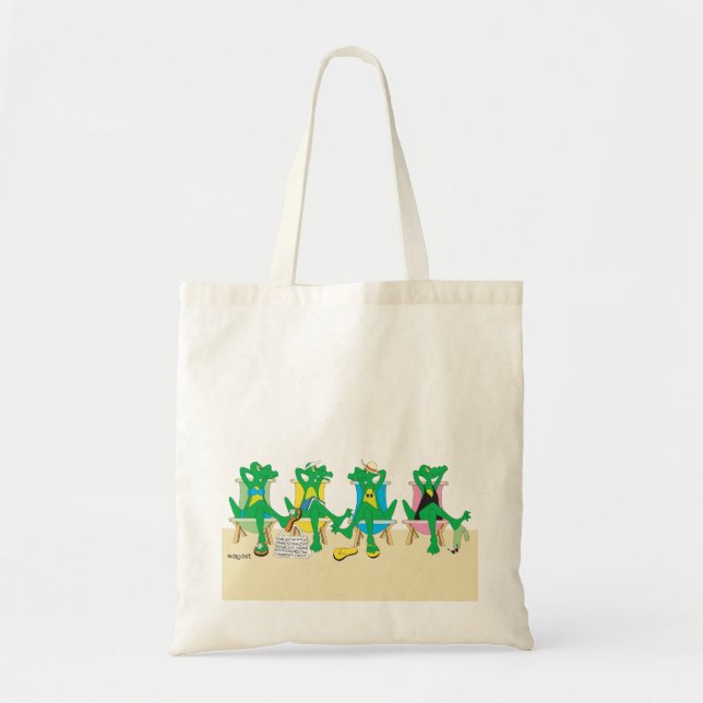 Sarasota Alligator Beach Bag Tragetasche (Vorne)
