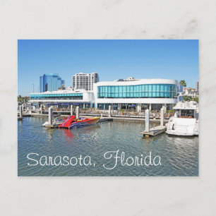 Sarasota an der Bucht Postkarte