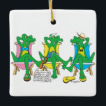 Sarasota Beach Keramikornament<br><div class="desc">Das Hotel liegt in einer ruhigen Gegend, nur wenige Schritte vom Strand entfernt. "Diese Gator Girls" genießen nicht nur den Strand, sondern auch alle Attraktionen der Stadt - Oper, Mote, Ringling Museum und vieles mehr. Hang diesen Schmuck auf deinen Weihnachtsbaum oder gib ihn als Geschenk oder als Zeug in den...</div>