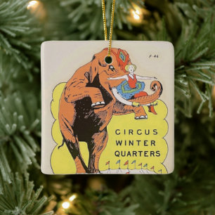 Sarasota Circus Winter Quarters Keramikornament