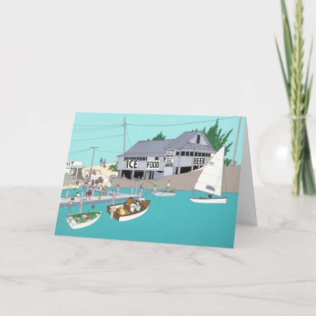 Sarasota Fish Camp Karte (Vorderseite)