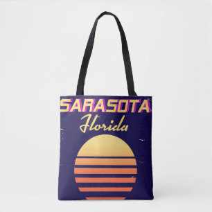 Sarasota Florida 1980er Jahre Vintage-Reise-Druck.