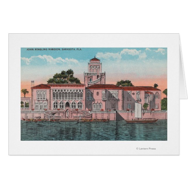 Sarasota, Florida - Ansicht von John Ringling (Vorderseite (Horizontal))