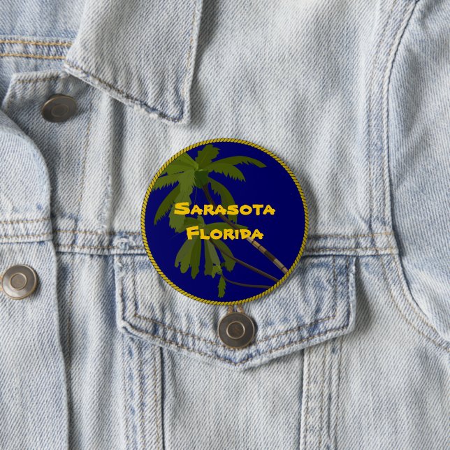 Sarasota, Florida Button (Beispiel)