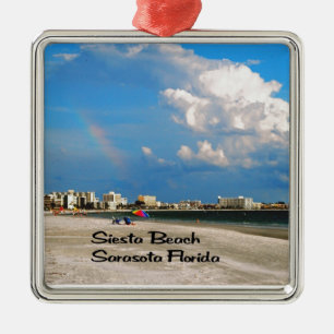 Sarasota Florida Ornament Aus Metall