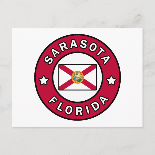 Sarasota Florida Postkarte (Vorderseite)