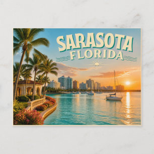 Sarasota Florida Postkarte