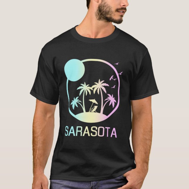 Sarasota Florida Travel Vacation Beach T-Shirt (Vorderseite)