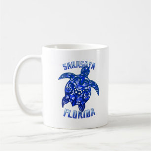 Sarasota Florida Vacation Tribal Turtle Kaffeetasse