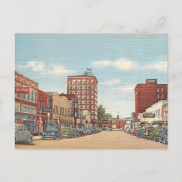 Sarasota, Florida, Vintage Innenstadt Postkarte