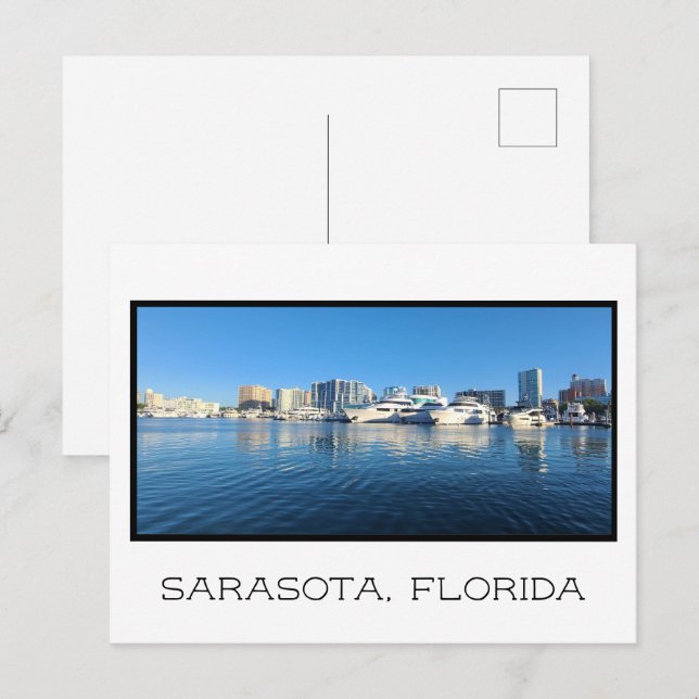 Sarasota Marina Jacks Postcard Postkarte (Vorne/Hinten)